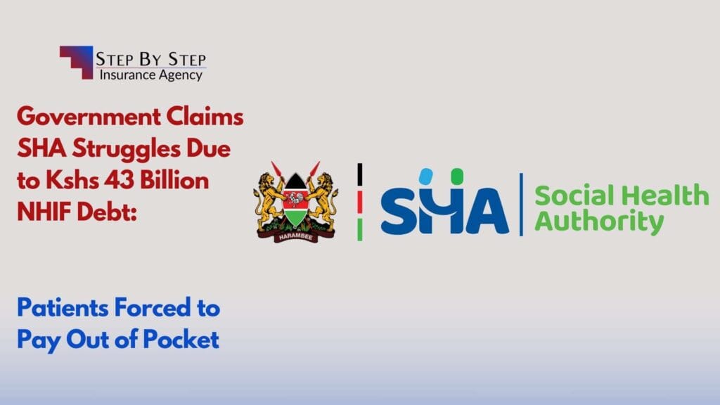 Government Claims SHA Struggles Due to Kshs 43 Billion NHIF Debt: Patients Forced to Pay Out of Pocket