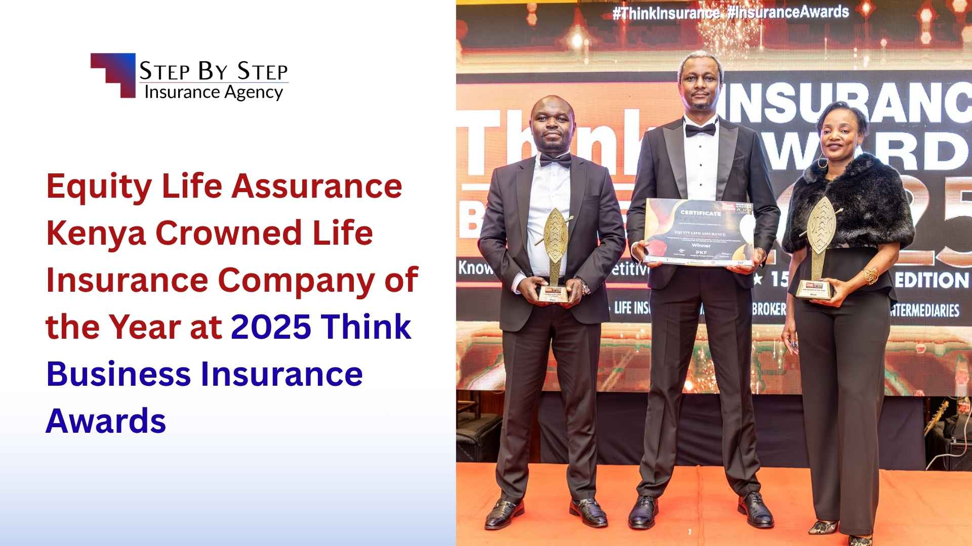 Equity Life Assurance Kenya Crowned Life Insurance Company of the Year at 2025 Think Business Insurance Awards