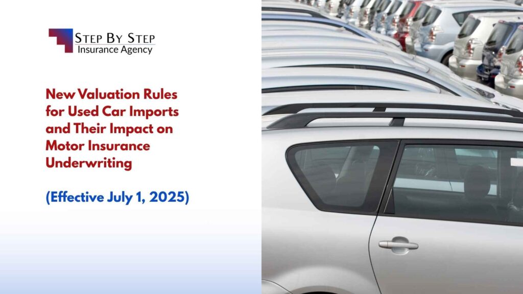 New Valuation Rules for Used Car Imports and Their Impact on Motor Insurance Underwriting in Kenya (Effective July 1, 2025)