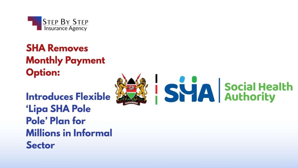 SHA Removes Monthly Payment Option, Introduces Flexible ‘Lipa SHA Pole Pole’ Plan for Millions in Informal Sector