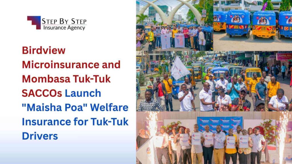Birdview Microinsurance and Mombasa Tuk-Tuk SACCOs Launch “Maisha Poa” Welfare Insurance for Tuk-Tuk Drivers