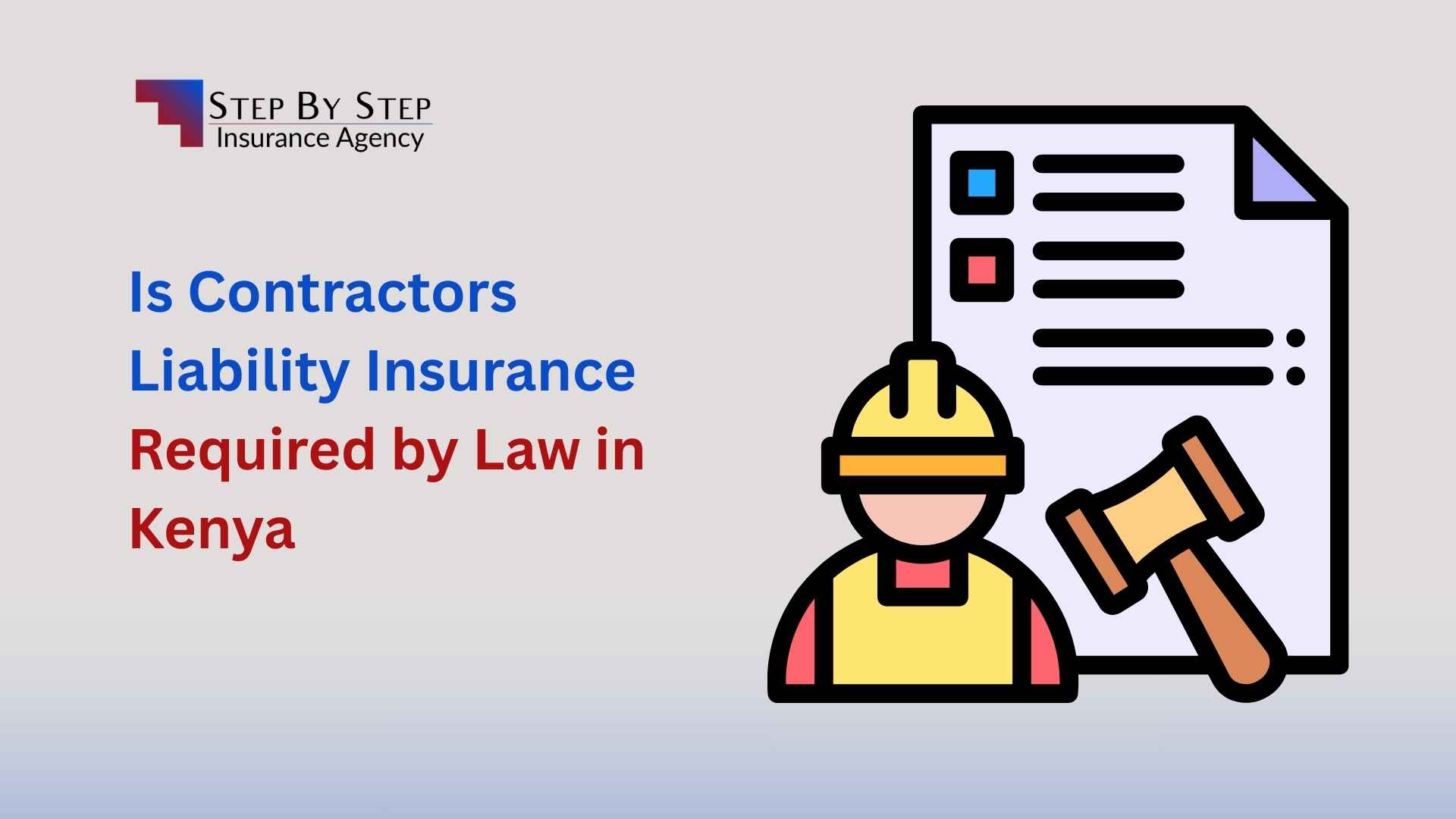 Is Contractors Liability Insurance Required by Law in Kenya