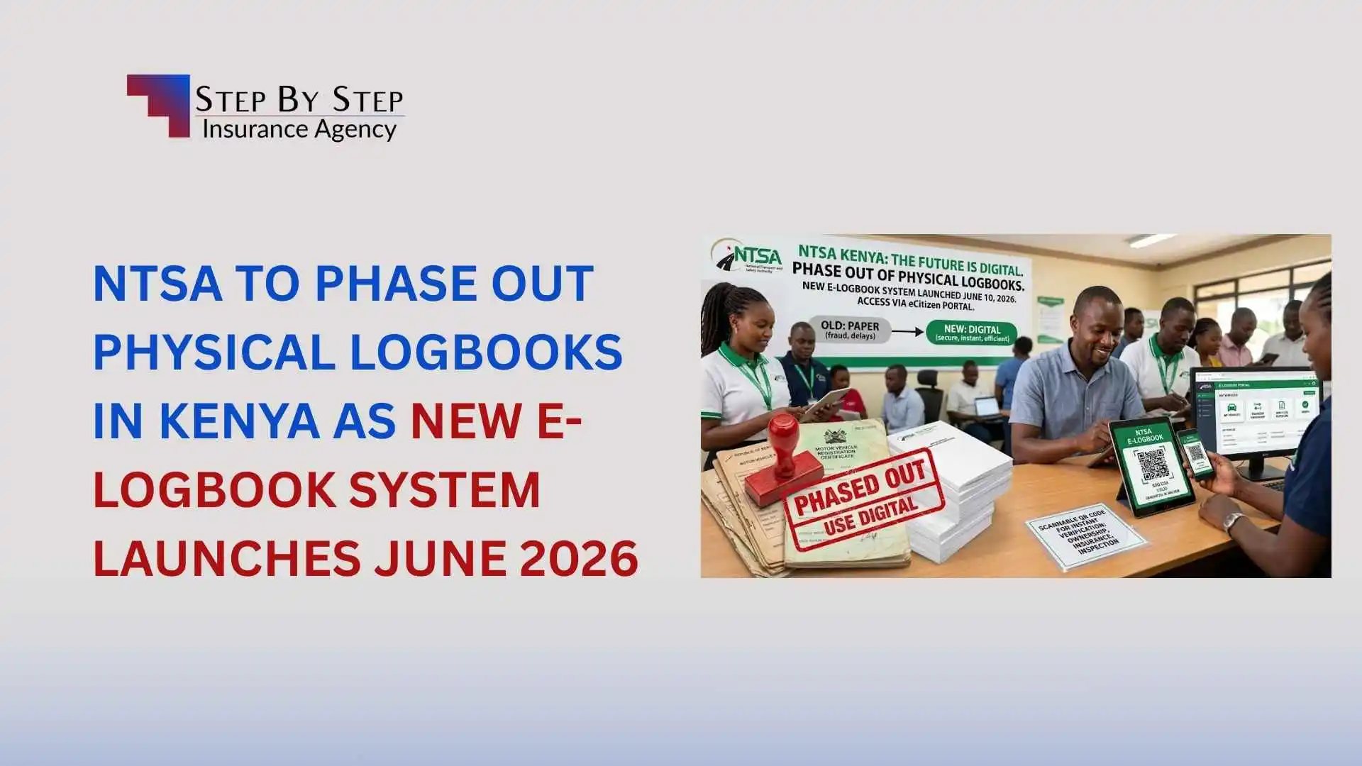 NTSA to Phase Out Physical Logbooks in Kenya as New E-Logbook System Launches June 2026
